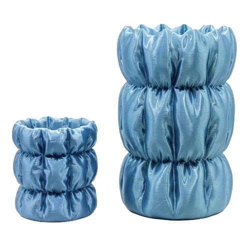 azure fluffy puffer vase / 碧蓝蓬松羽绒服花瓶 / pasu pasangan puffer azure gebu azure fluffy puffer vase / 碧蓝蓬松羽绒服花瓶 / pasu pasangan puffer azure gebu